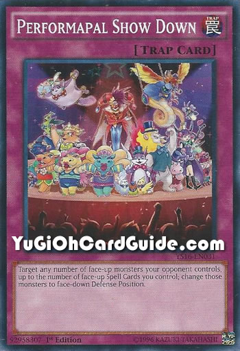 Yu-Gi-Oh Card: Performapal Show Down