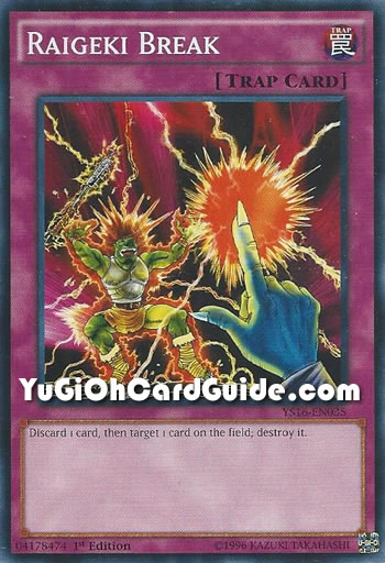 Yu-Gi-Oh Card: Raigeki Break