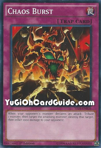 Yu-Gi-Oh Card: Chaos Burst