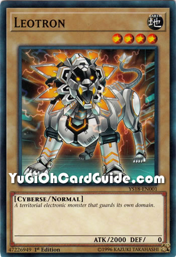 Yu-Gi-Oh Card: Leotron