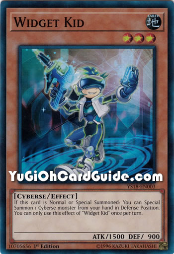 Yu-Gi-Oh Card: Widget Kid