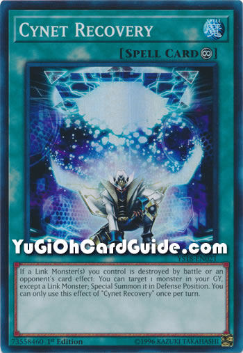 Yu-Gi-Oh Card: Cynet Recovery