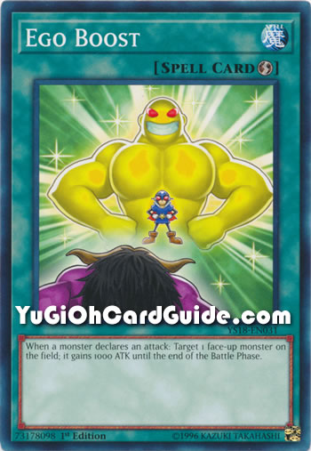 Yu-Gi-Oh Card: Ego Boost