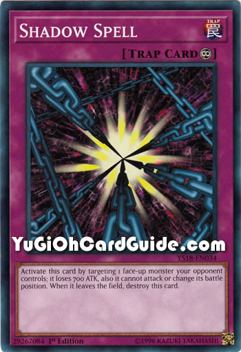 Yu-Gi-Oh Card: Shadow Spell