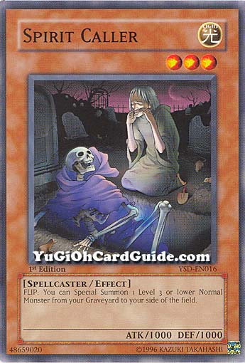 Yu-Gi-Oh Card: Spirit Caller