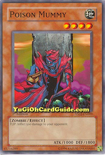 Yu-Gi-Oh Card: Poison Mummy