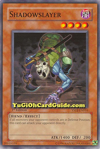 Yu-Gi-Oh Card: Shadowslayer