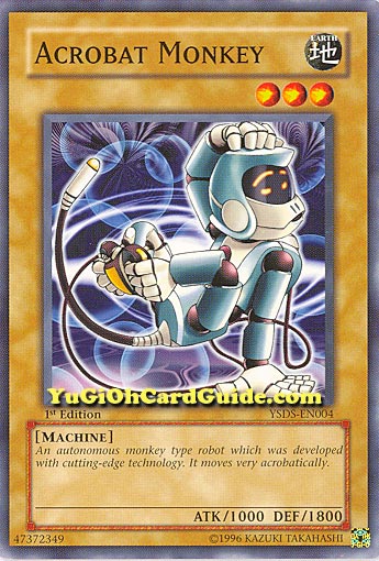 Yu-Gi-Oh Card: Acrobat Monkey