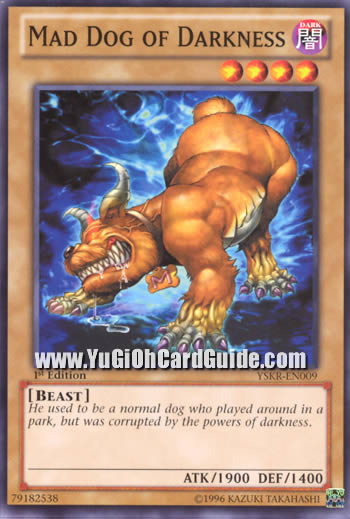 Yu-Gi-Oh Card: Mad Dog of Darkness