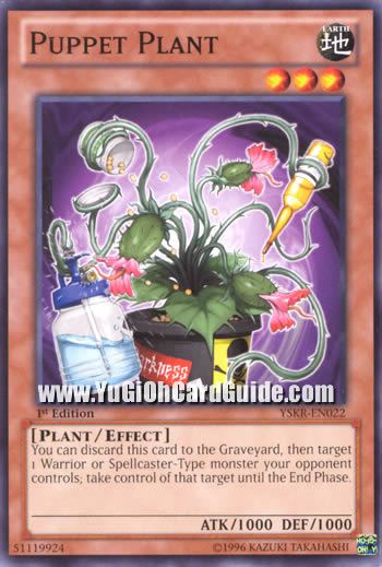 Yu-Gi-Oh Card: Puppet Plant