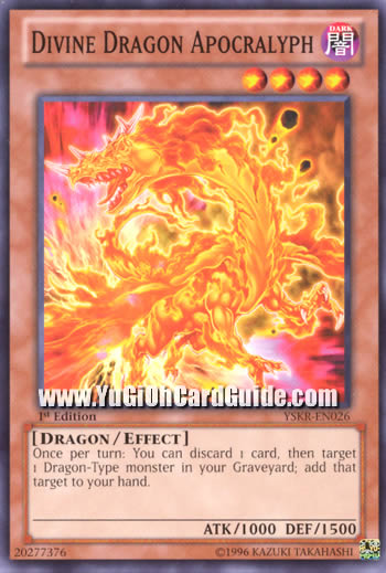 Yu-Gi-Oh Card: Divine Dragon Apocralyph