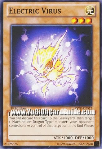 Yu-Gi-Oh Card: Electric Virus